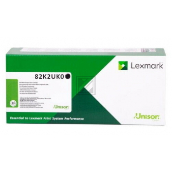 82K2UKE / schwarz / original Lexmark Toner schwarz / 82K2UKE / 55000 S.