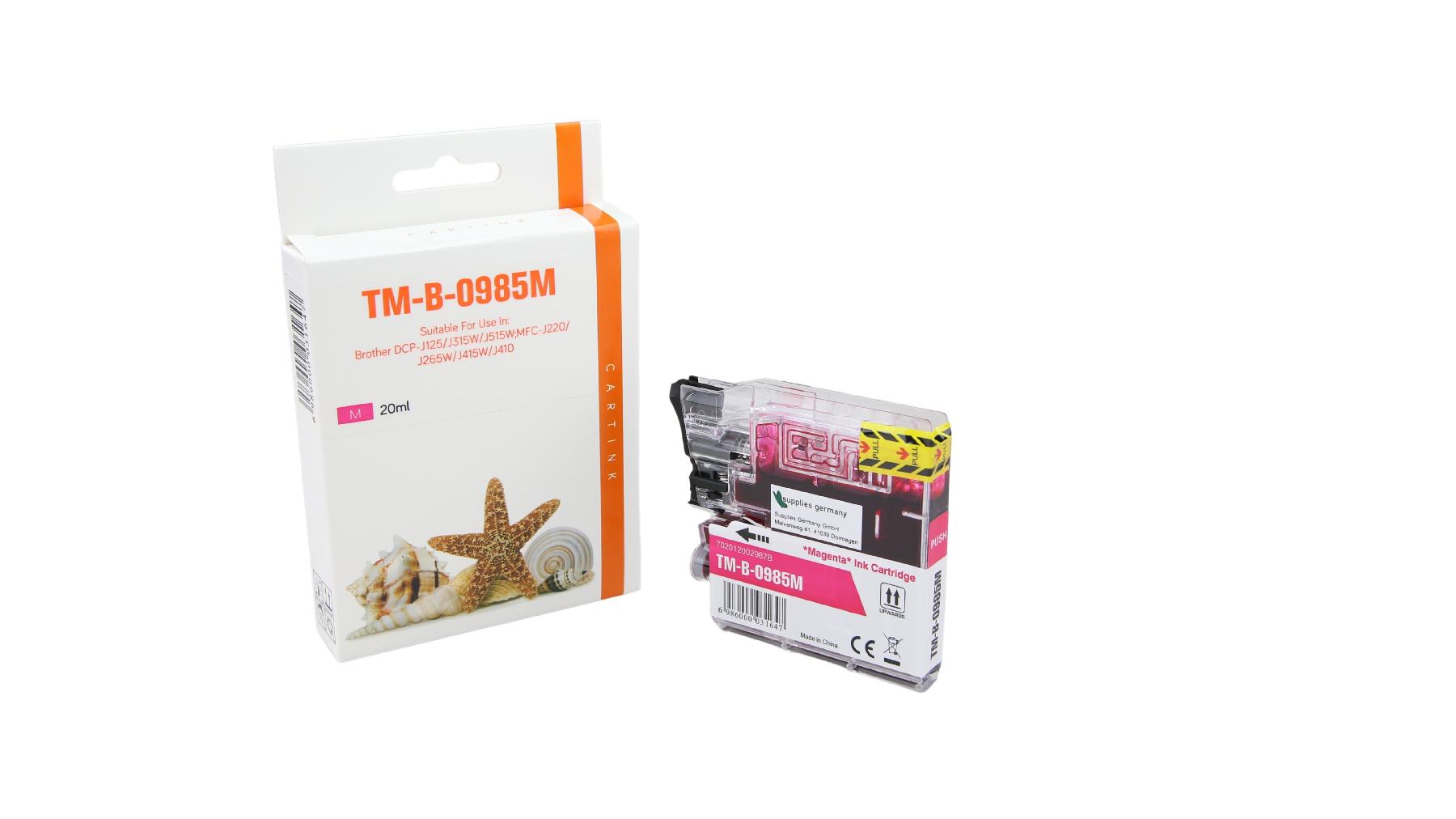Alternativ Tinte Magenta für Brother / LC985M / 20ml