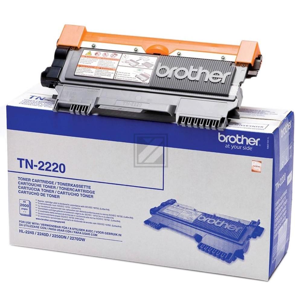 TN2220 Original Toner Black für Brother / TN2220 / 2.600 Seiten