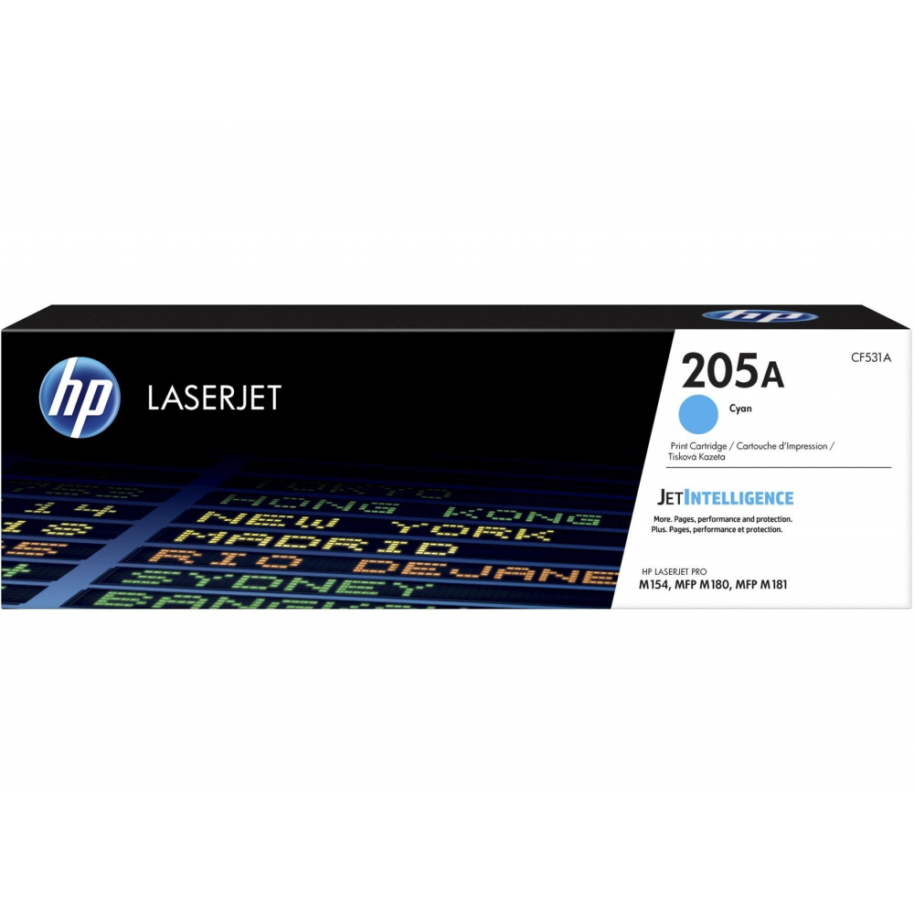 CF531A // 205A / cyan / original HP Toner cyan / CF531A / 900 S.
