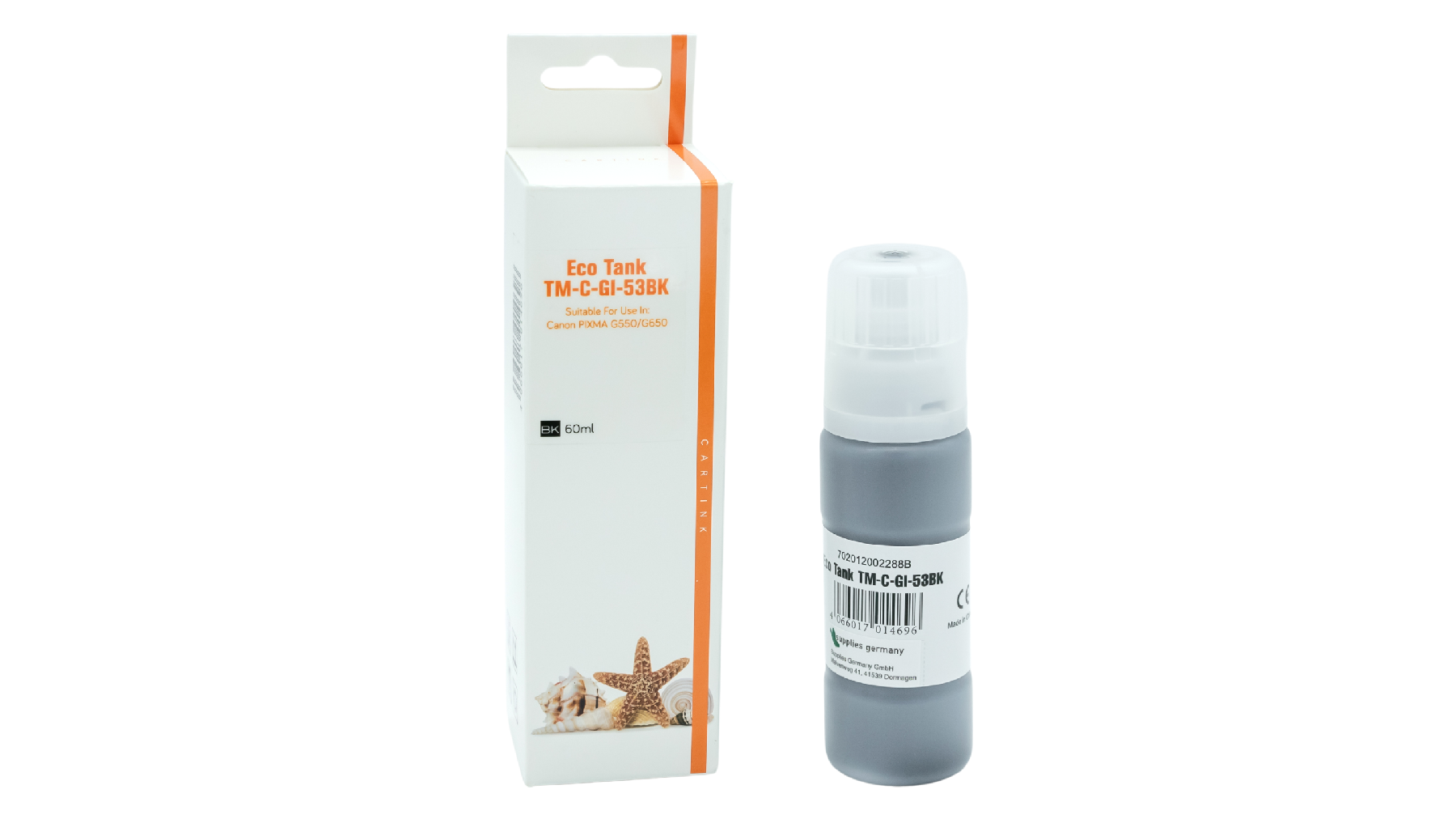 Alternativ GI53BK Eco Tank Nachfüllflasche Black für Canon / 4699C001 / 60ml