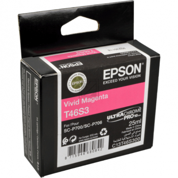 C13T46S30N // T46S3 / magenta / original EPSON Tintenpatrone magenta / C13T46S30N / 25.00 ml