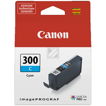 4194C001 // PFI300C / original CANON Tintenpatrone cyan / 4194C001 / 14.40 ml