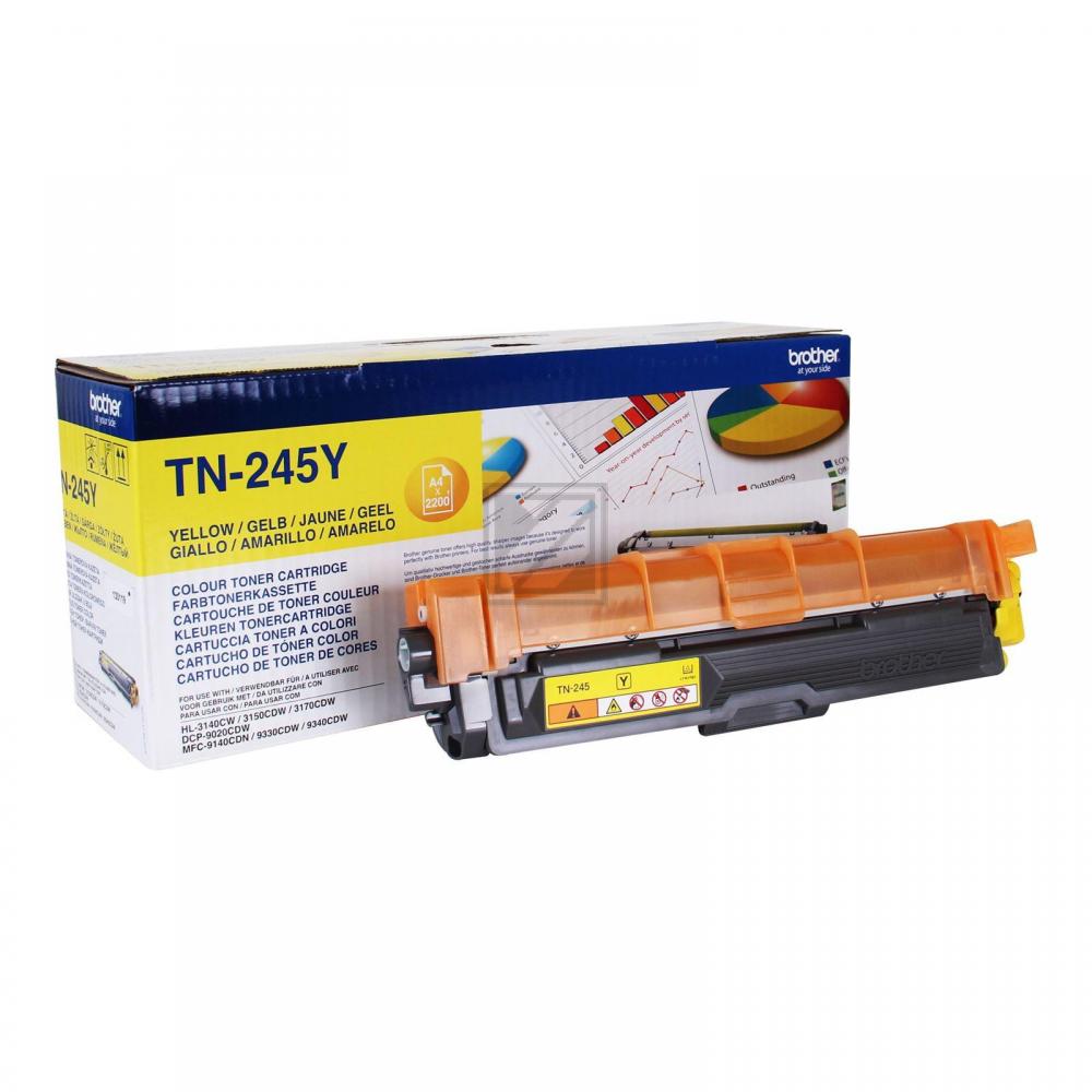 TN245Y / gelb / original BROTHER Toner gelb / TN245Y / 2200 S.