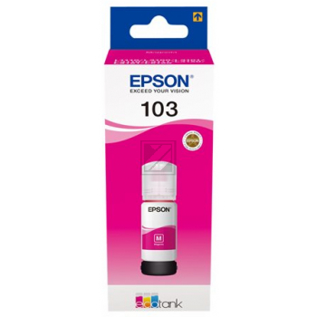 C13T00S34A // 103 / magenta / original EPSON Tintenflasche magenta / C13T00S34A / 4500 S. / 70.00 ml