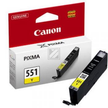 6511B001 // CLI551Y / gelb / original CANON Tintenpatrone gelb / 6511B001 / 344 S. / 7.00 ml