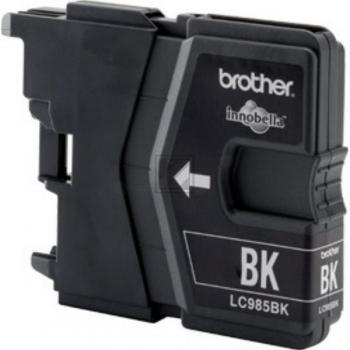 LC985BK / schwarz / original BROTHER Tintenpatrone schwarz / LC985BK / 300 S. / 9.00 ml