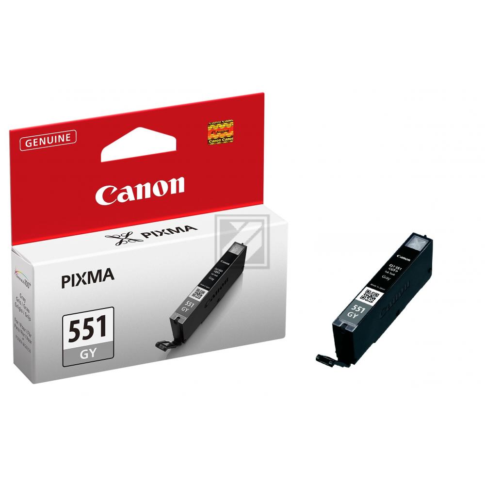6512B001 // CLI551GY / original CANON Tintenpatrone grau / 6512B001 / 780 S. / 7.00 ml