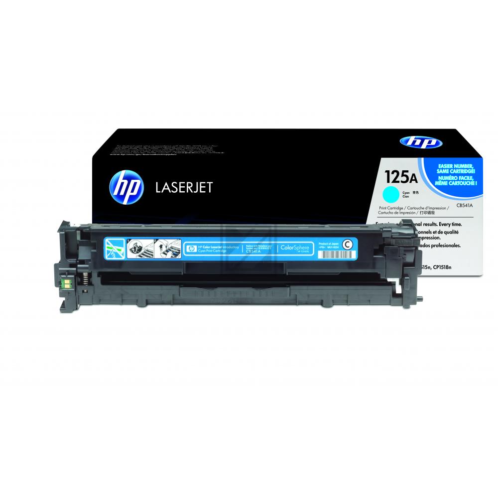 CB541A // 125A / cyan / original HP Toner cyan / CB541A / 1400 S.
