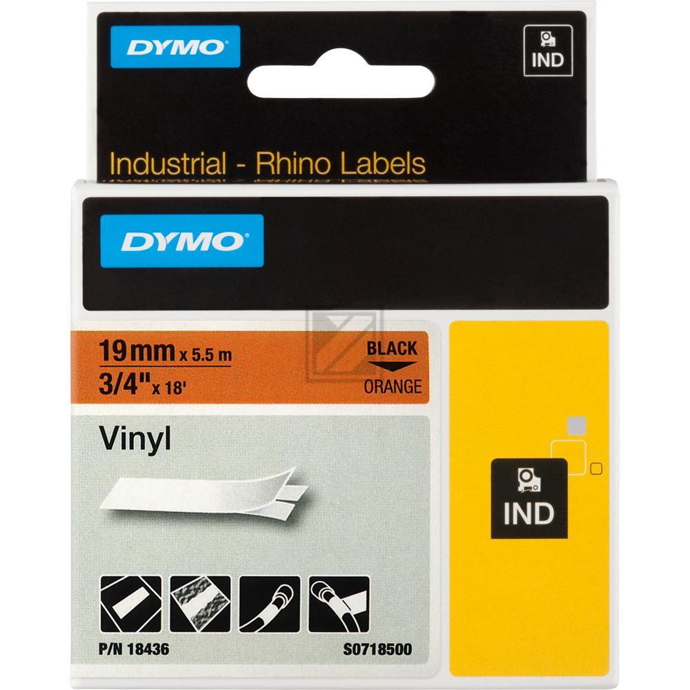 18436 // S0718500 / schwarz / original DYMO Farbband / 18436