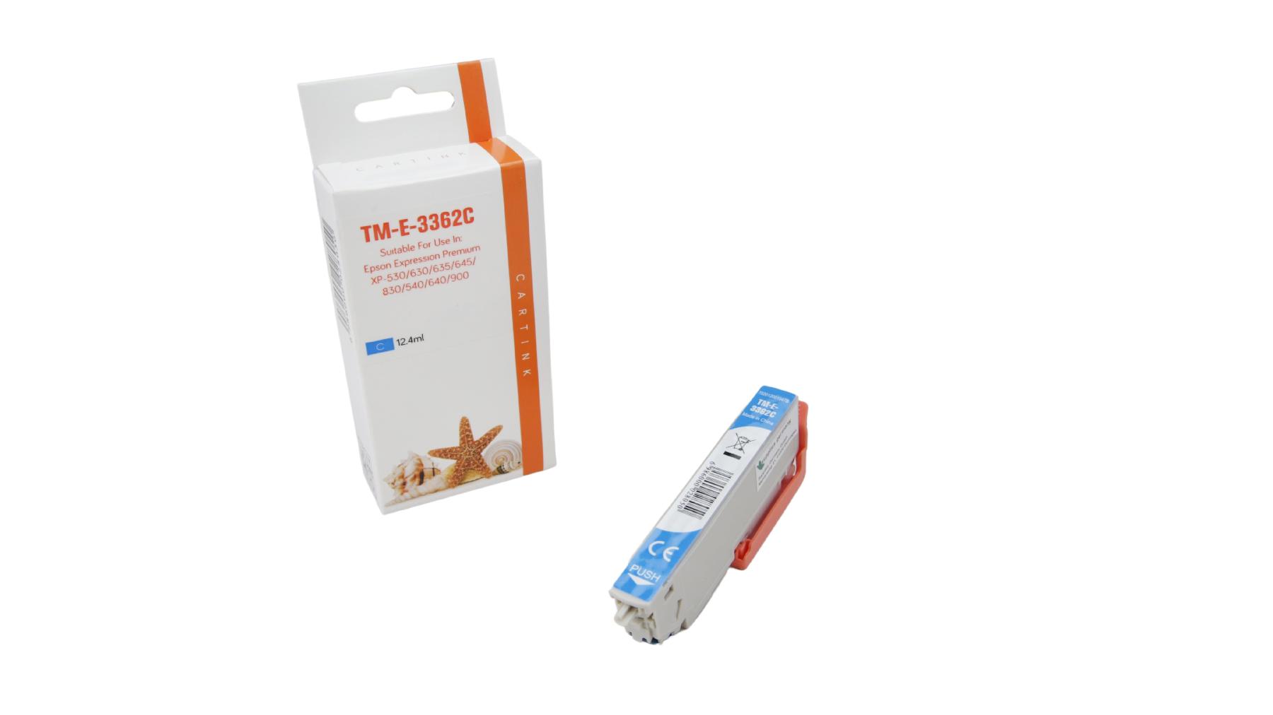 Alternativ Tinte Cyan für Epson / C13T33624010 / 12,4ml