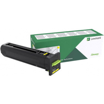 82K2UYE / gelb / original Lexmark Toner gelb / 82K2UYE / 55000 S.
