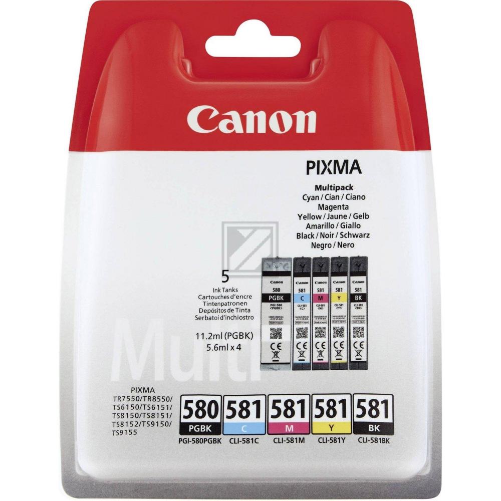 2078C007 // PGI580CLI581 / original CANON Tintenpatrone MultiPack / 2078C007