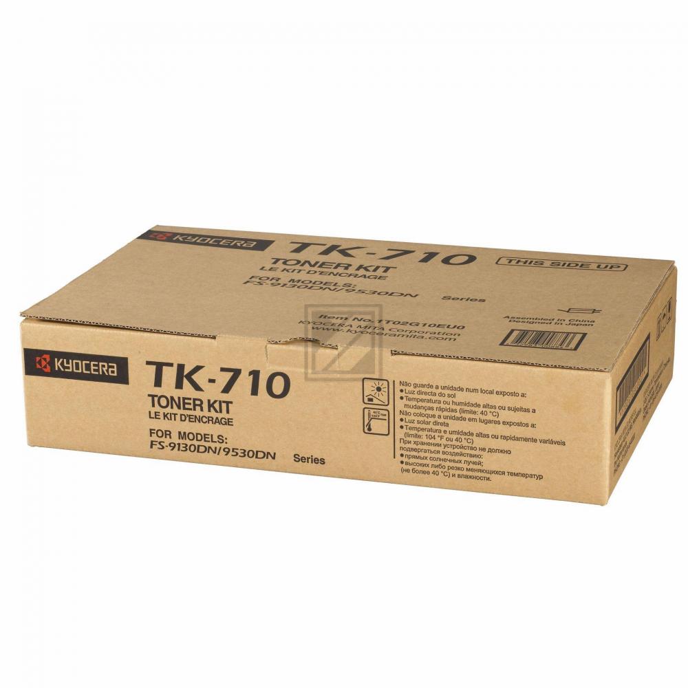 1T02G10EU0 // TK710 / schwarz / original KYOCERA Toner schwarz / 1T02G10EU0 / 40000 S.