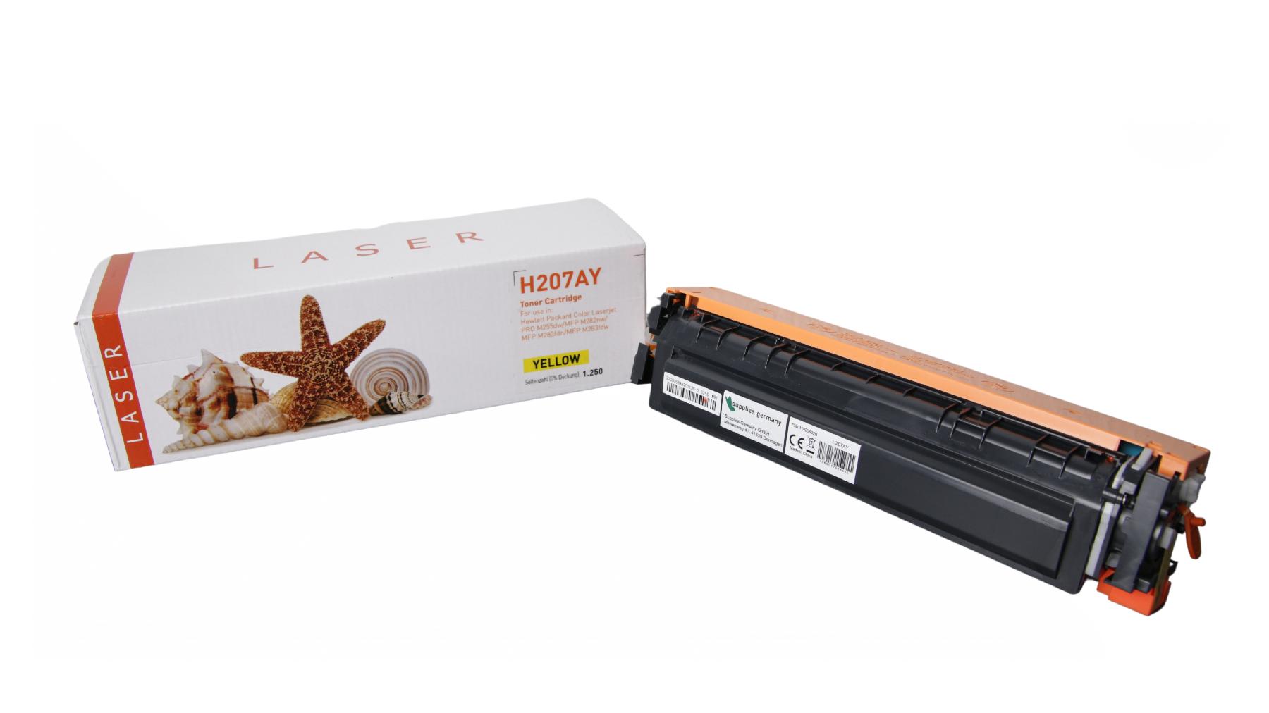 Alternativ Toner Yellow für HP / W2212A / 1.250 Seiten