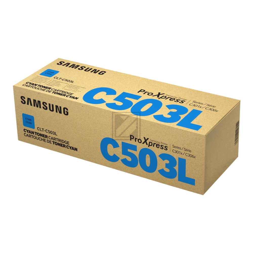 SU014A // CLTC503L / cyan / original SAMSUNG Toner cyan / SU014A / 5000 S.