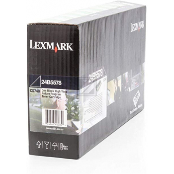 24B5578 / original LEXMARK Toner schwarz / 24B5578 / 12000 S.
