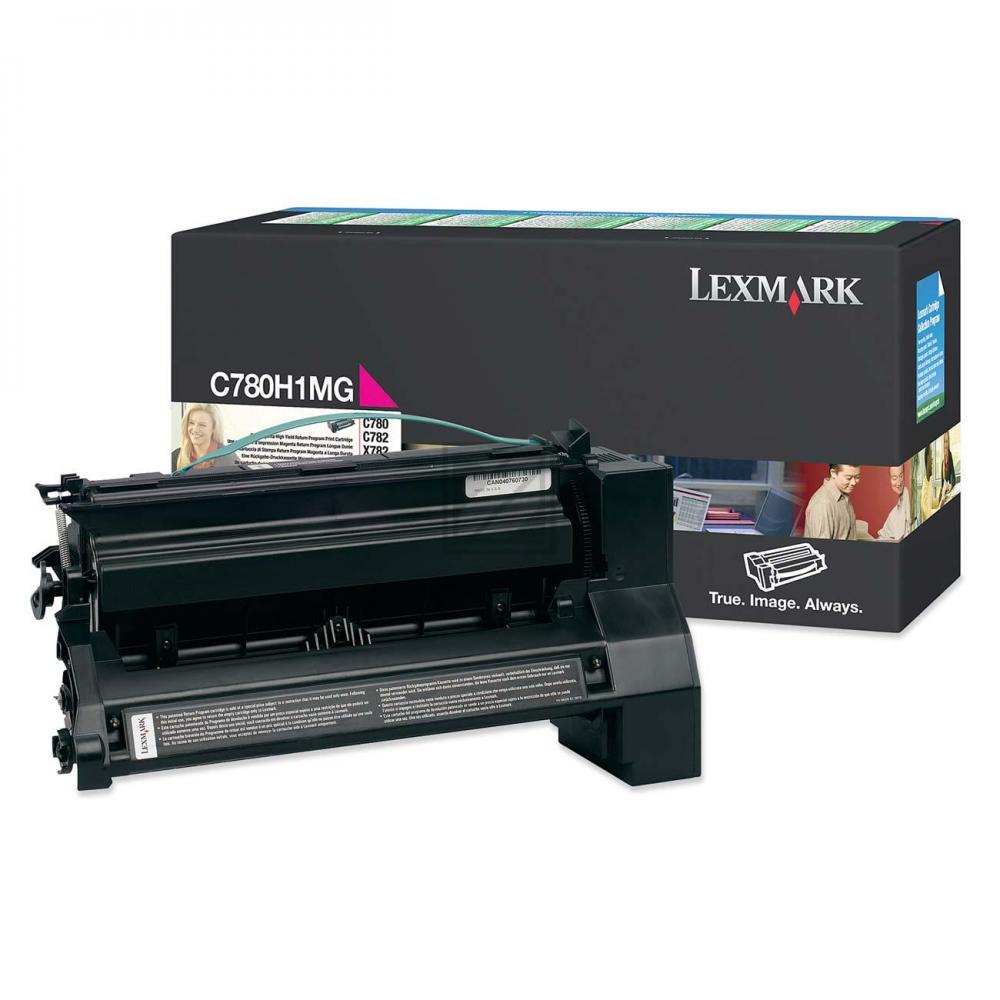 C780H1MG / magenta / original LEXMARK Toner magenta / C780H1MG / 10000 S.