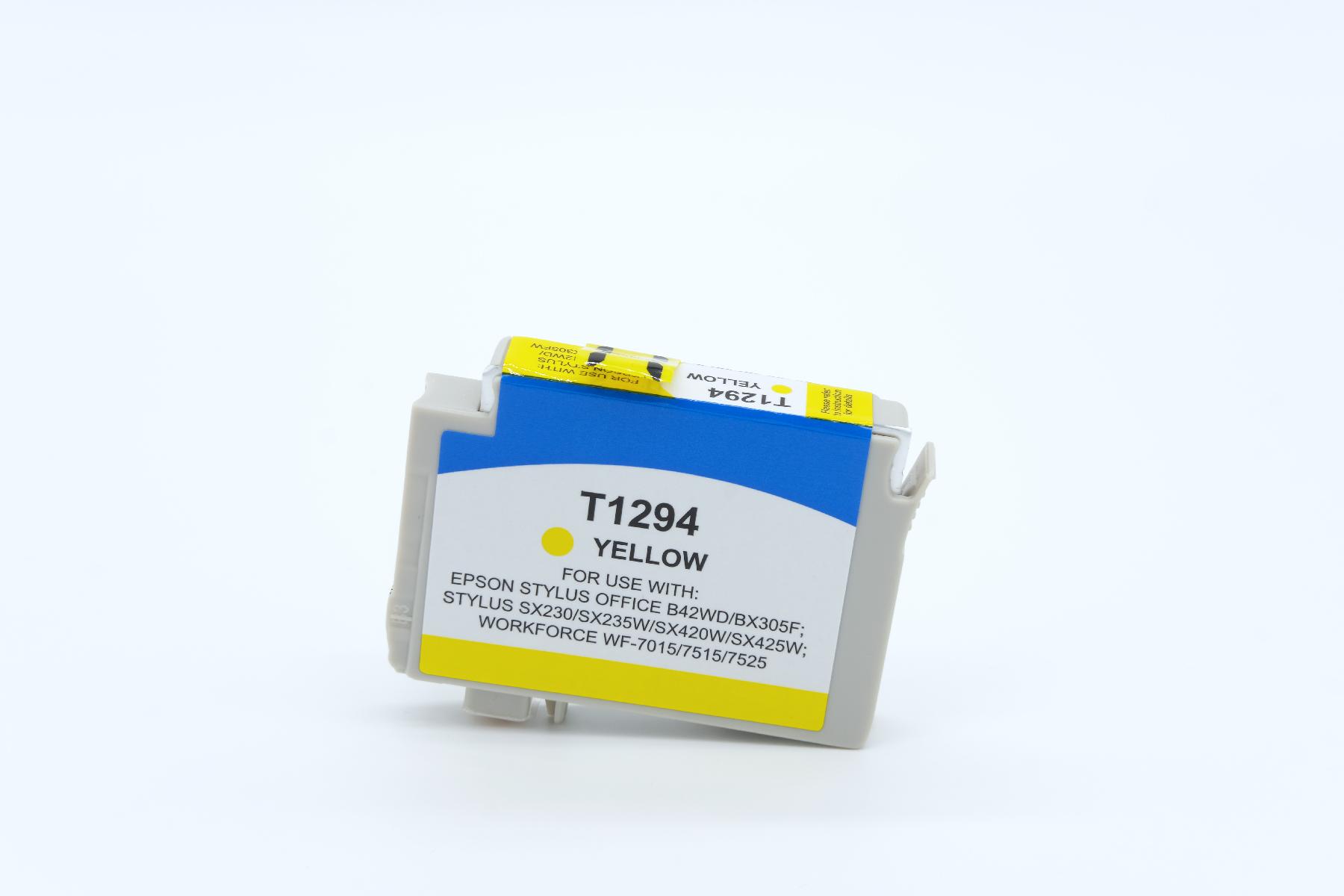 BULK T1294 Alternativ Tinte Yellow für Epson / C13T12944010 / 7ml
