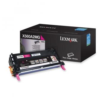 X560A2MG / magenta / original LEXMARK Toner magenta / X560A2MG / 4000 S.