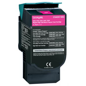 C540H1MG Original Toner Magenta für Lexmark C540 / C540H1MG / 2.000 Seiten