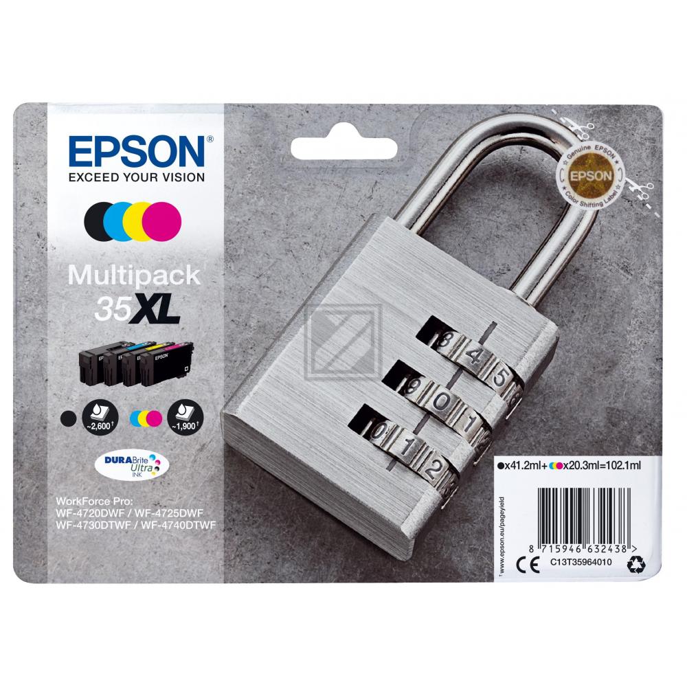 C13T35964010 // 35XL / original EPSON Tintenpatrone MultiPack / C13T35964010