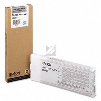 C13T606900 // T6069 / schwarz / original EPSON Tintenpatrone schwarz hell hell / C13T606900 / 220.00 ml