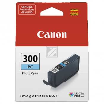 4197C001 // PFI300PC / original CANON Tintenpatrone cyan hell / 4197C001 / 14.40 ml