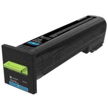 82K2XCE / cyan / original Lexmark Toner cyan / 82K2XCE / 22000 S.