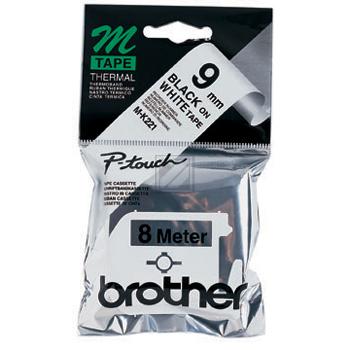 MK221BZ / original BROTHER PTouch Farbband / MK221BZ