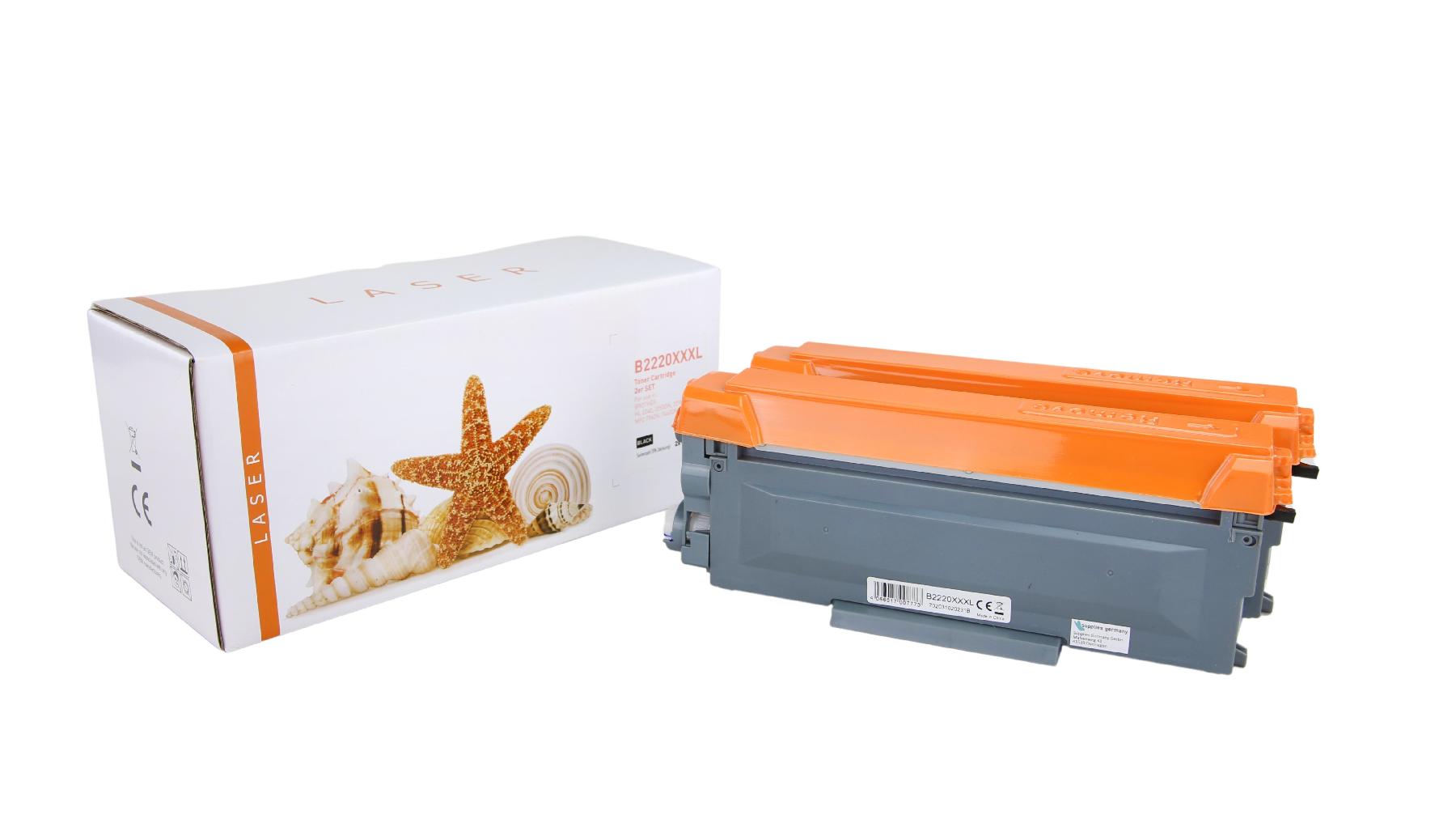 Alternativ Toner Black für B / TN2220XXXL / 2x10.400 Seiten