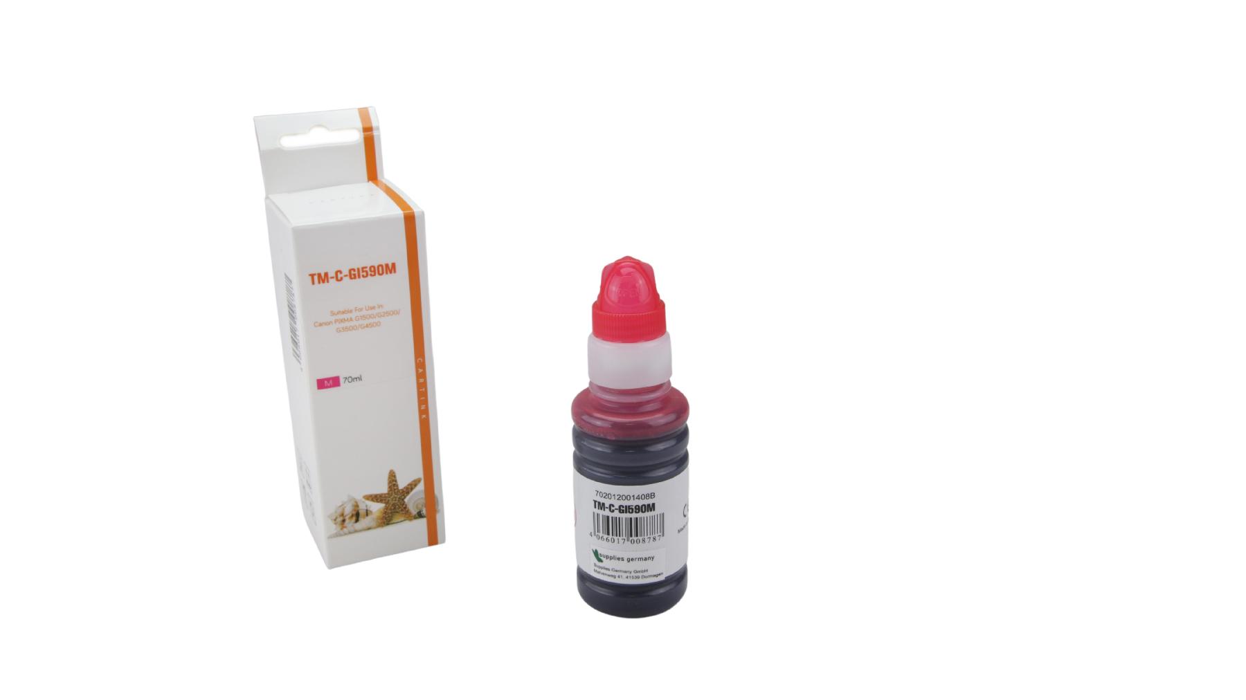 Alternativ GI590M Eco Tank Nachfüllflasche Magenta für Canon / GI590M / 70ml