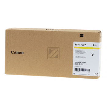 0778C001 // PFI1700Y / gelb / original CANON Tintenpatrone gelb / 0778C001 / 700.00 ml