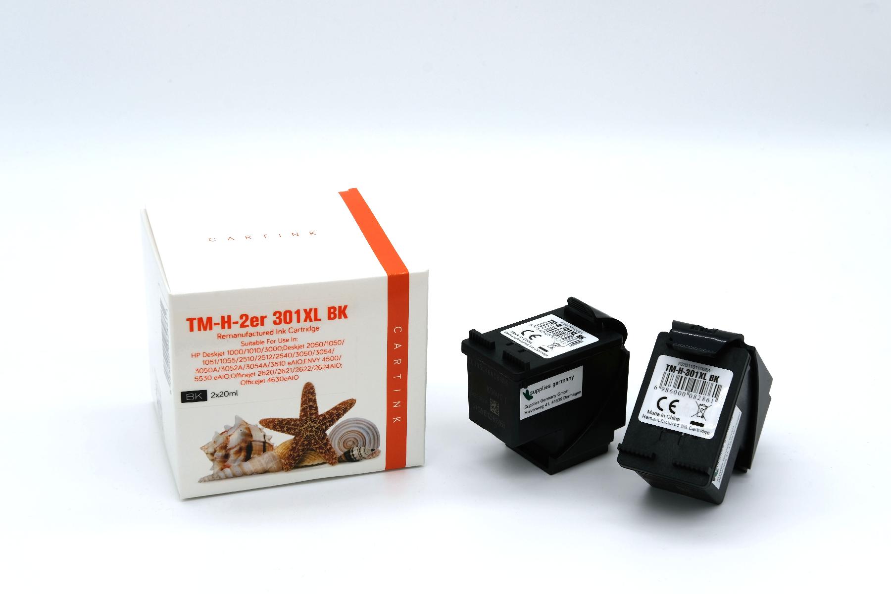 Refill Tinte Black für HP / D8J45AE / 2x20ml