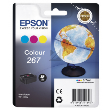 C13T26704010 // 267 / original EPSON Tintenpatrone color / C13T26704010 / 200 S. / 6.70 ml