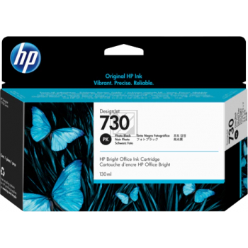 P2V73A // 730 / original HP Tintenpatrone schwarz hell / P2V73A / 300.00 ml