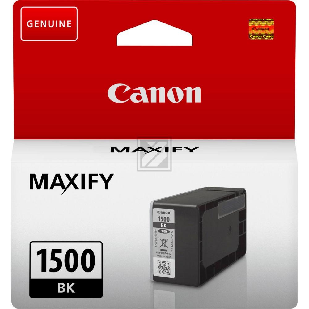 9218B001 // PGI1500BK / schwarz / original CANON Tintenpatrone schwarz / 9218B001 / 400 S. / 12.40 ml
